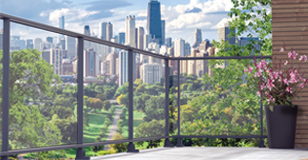 Garde-corps Vitré aluconcept