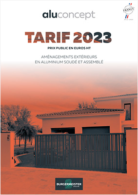 Tarifs 2023 Aluconcept